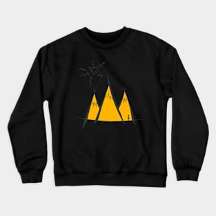 My Mountains and Hiking Art Crewneck Sweatshirt